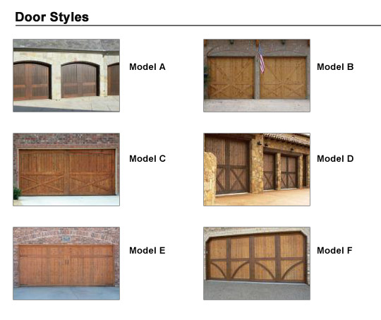 Doorlink Woodland Creek Model Carriage House Residential Garage